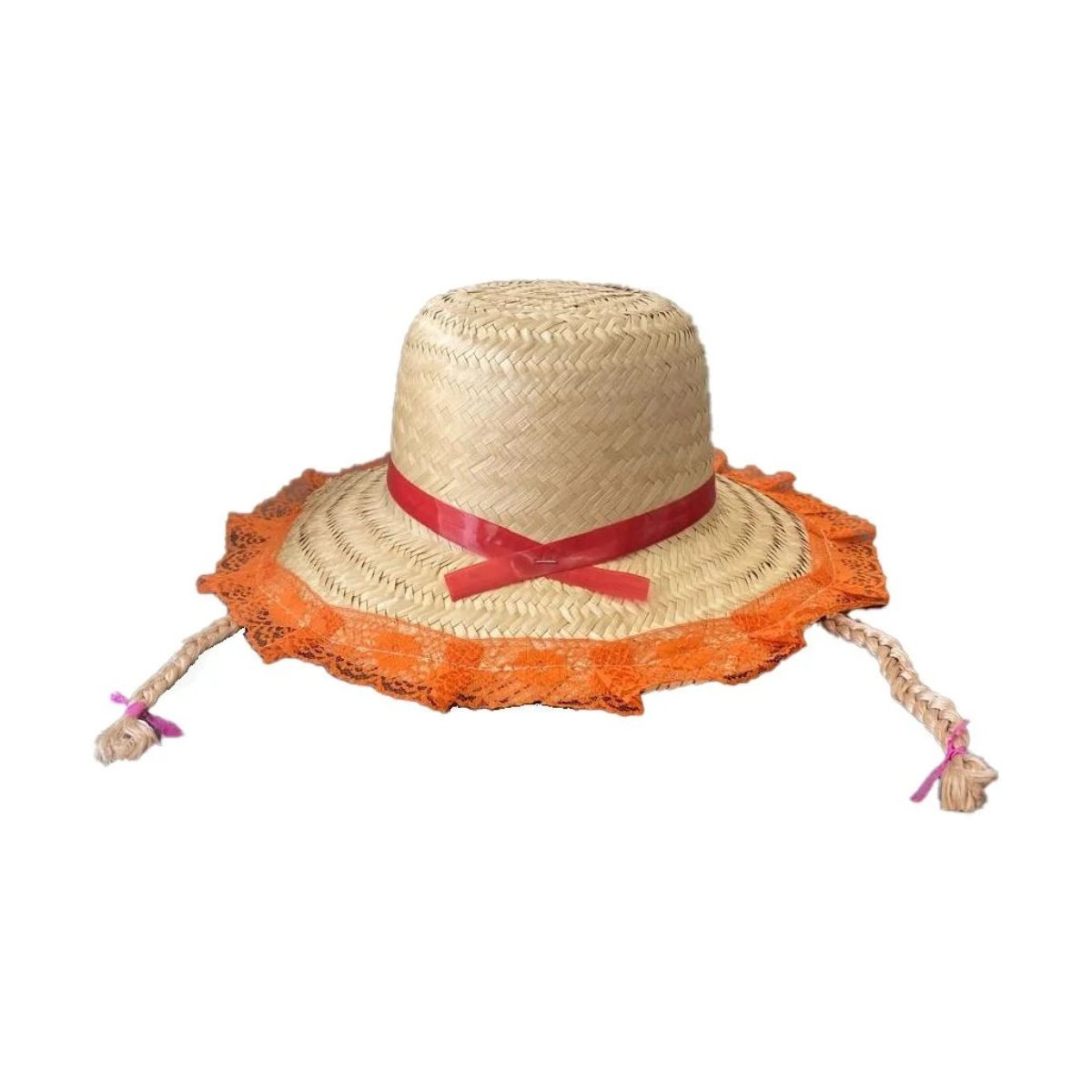 Chapéu De Palha Com Renda E Trança Embutido Loiro Festa Junina Caipirinha Quadrilha Sortido Chapéu De Palha Com Renda E Trança Embutido Loiro Festa Junina Caipirinha Quadrilha Sortido